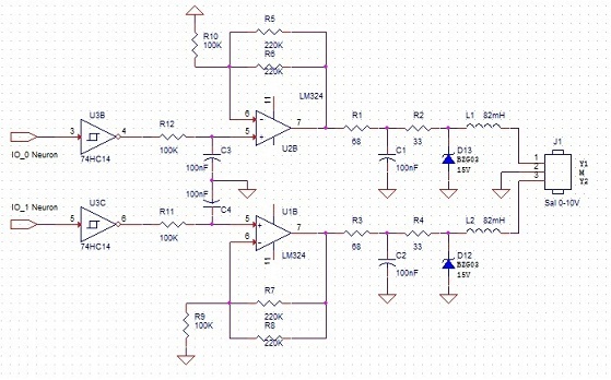 Schema D/A converter